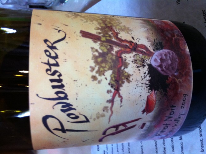 Plowbuster, Pinot Noir 2009 Willamette Valley Oregon